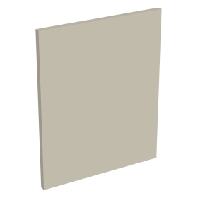 Coté de remplacement meuble haut cuisine sur hotte Beige Mat - H. 43.2 cm