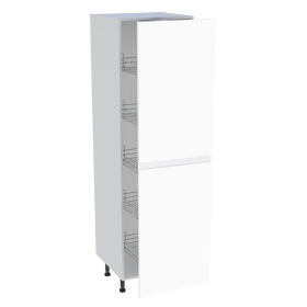 Colonne cuisine 2 portes H.216,6 cm x L. 60 cm - C2P601EX - Blanc mat sans poignée