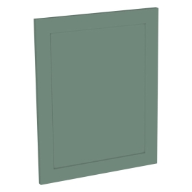Kit façade meuble cuisine Vert Sauge Cadre 1 porte H. 57,3 cm L. 59,7 cm