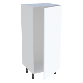 Demi-colonne cuisine pour réfrigérateur avec 1 porte H.129,6 cm x L. 60 cm - Blanc Mat