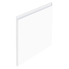Kit façade meuble cuisine Blanc Mat Sans Poignée 1 porte H. 42,9 cm L. 59,7 cm