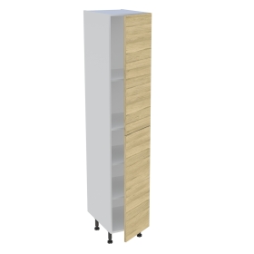 Colonne cuisine 2 portes H.216,6 cm x L. 40 cm - C2P401 - Chêne clair