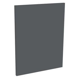 Kit façade 1 porte lave-vaisselle semi-intégrable Gris Ardoise Mat 1 porte H. 57,3 cm L. 44,7 cm