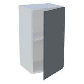 Meuble haut cuisine 1 porte H.72 cm x L. 40 cm - Gris ardoise mat sans poignee