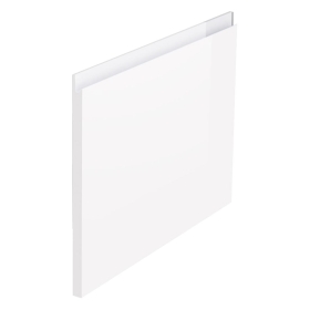Kit façade meuble cuisine Blanc Brillant Sans Poignée 1 porte H. 42,9 cm L. 59,7 cm