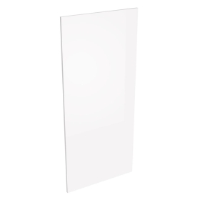 Coté de remplacement demi-colonne cuisine BLANC BRILLANT SANS POIGNÉE - H. 129.6 cm