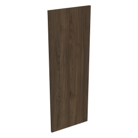 Coté de remplacement meuble haut cuisine grande hauteur Noyer Foncé - H. 100.8 cm
