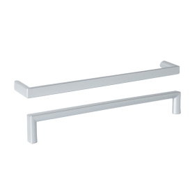 Poignée n°1 - L. 20 cm - Finition argent mat