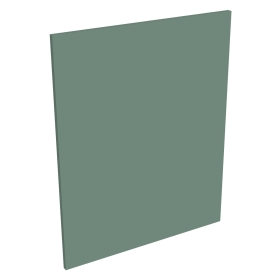 Coté de remplacement meuble bas cuisine VERT SAUGE MAT - H. 72 cm
