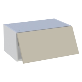 Meuble haut cuisine 1 porte relevante H. 28,8 cm x L. 60 cm - Beige mat