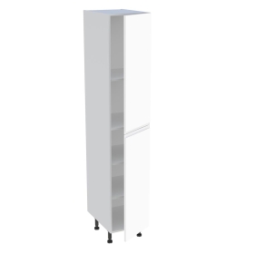 Colonne cuisine 2 portes H.216,6 cm x L. 40 cm - C2P401 - Blanc mat sans poignée