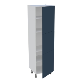 Colonne cuisine 3 portes H.216,6 cm x L. 60 cm - Bleu nuit mat