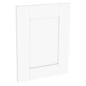 Kit façade meuble cuisine Blanc Cadre 1 porte H. 57,3 cm x L. 44,7 cm