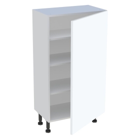 Meuble bas cuisine 1 porte H.115,8 cm x L. 60 cm x P. 36,9 cm - Blanc mat