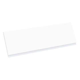Kit façade meuble cuisine Blanc Mat Sans Poignée 1 porte H. 28,5 cm L. 89,7 cm