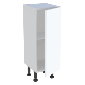 Meuble bas cuisine 1 porte H.87 cm x L. 30 cm x P. 36,9 cm - Blanc mat