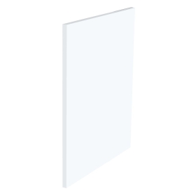 Kit façade meuble cuisine Blanc Mat 1 porte H. 71,7 cm L. 59,7 cm