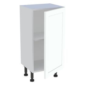 Meuble bas cuisine 1 porte H.87 cm x L. 40 cm x P. 36,9 cm - Blanc cadre