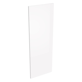 Coté de remplacement meuble haut cuisine grande hauteur BLANC BRILLANT SANS POIGNÉE - H. 100.8 cm