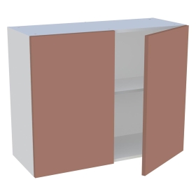 Meuble haut cuisine 2 portes H.72 cm x L. 90 cm - Terracotta mat