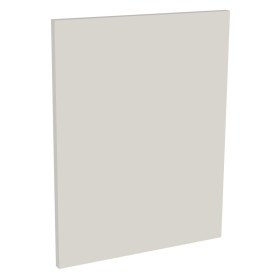 Kit façade 1 porte lave-vaisselle semi-intégrable Lin Mat 1 porte H. 57,3 cm L. 44,7 cm