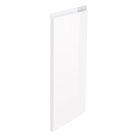 Kit façade meuble cuisine Blanc Brillant Sans Poignée 1 porte H. 71,7 cm L. 39,7 cm