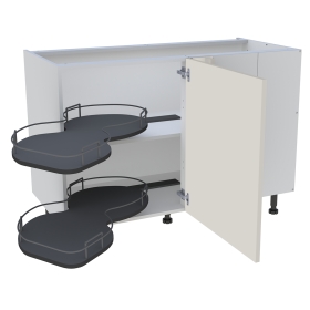 Meuble bas cuisine 1 porte H.87 cm x L. 120 cm - BSA120D - Lin mat