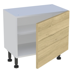 Meuble bas cuisine 1 porte H.58,2 cm x L. 60 cm x P. 36,9 cm - Chêne clair