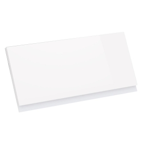Kit façade meuble cuisine Blanc Brillant Sans Poignée 1 porte H. 28,5 cm x L. 59,7 cm