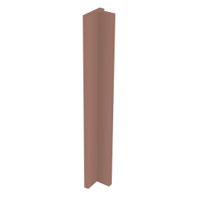 Kit fileur d'angle droit meuble cuisine TERRACOTTA MAT - H. 71.7 cm