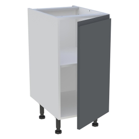Meuble bas cuisine 1 porte H.87 cm x L. 40 cm - Gris ardoise mat sans poignee