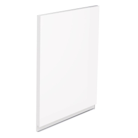 Kit façade meuble cuisine Blanc Brillant Sans Poignée 1 porte H. 57,3 cm L. 59,7 cm