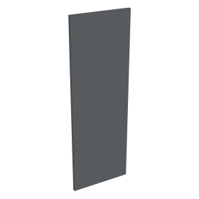 Coté de remplacement meuble haut cuisine grande hauteur GRIS ARDOISE MAT - H. 100.8 cm