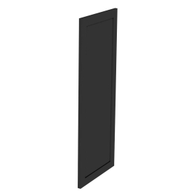 Kit façade meuble cuisine Noir Cadre 1 porte H. 100,5 cm L. 39,7 cm