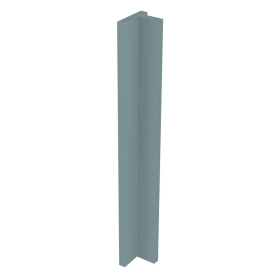 Kit fileur d'angle droit meuble cuisine VERT OPALE MAT - H. 71.7 cm