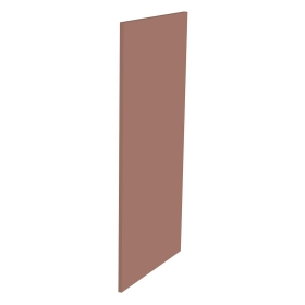 Kit façade meuble cuisine Terracotta Mat 1 porte H. 129,3 cm L. 59,7 cm