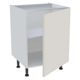Meuble bas cuisine 1 porte H.87 cm x L. 60 cm - Lin mat