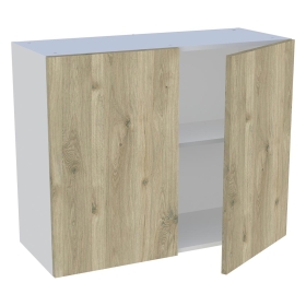Meuble haut cuisine 2 portes H.72 cm x L. 90 cm - Chêne doré