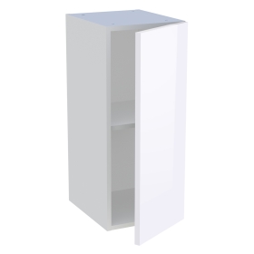 Meuble haut cuisine 1 porte H.72 cm x L. 30 cm - Blanc brillant