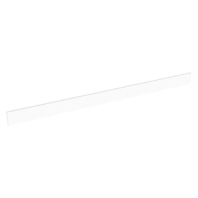 Plinthe ou fileur meuble cuisine Blanc Mat Sans Poignée L. 240 cm
