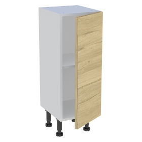 Meuble bas cuisine 1 porte H.87 cm x L. 30 cm x P. 36,9 cm - Chêne clair