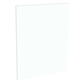 Kit façade 1 porte lave-vaisselle semi-intégrable Blanc Chaud Mat 1 porte H. 57,3 cm L. 44,7 cm