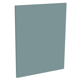 Kit façade 1 porte lave-vaisselle semi-intégrable Vert Opale Mat 1 porte H. 57,3 cm L. 44,7 cm