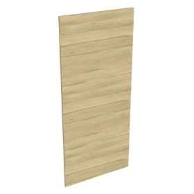 Coté de remplacement demi-colonne cuisine CHÊNE CLAIR - H. 129.6 cm