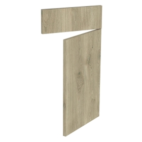 Kit façade meuble cuisine Chêne Doré 1 porte, 1 faux tiroir H. 71,7 cm L. 39,7 cm