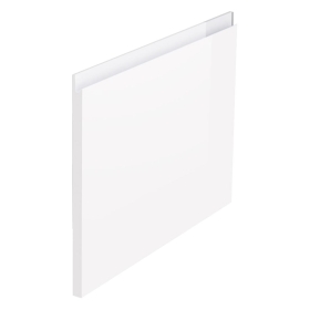 Kit façade meuble cuisine Blanc Brillant Sans Poignée 1 porte H. 42,9 cm x L. 59,7 cm