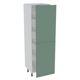 Colonne cuisine 2 portes H.216,6 cm x L. 60 cm - C2P601EX - Vert sauge cadre
