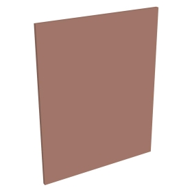 Coté de remplacement meuble bas cuisine TERRACOTTA MAT - H. 72 cm