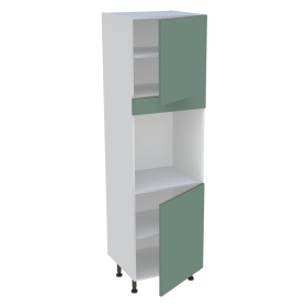 Colonne cuisine 2 portes H.216,6 cm x L. 60 cm - CF2P - Vert sauge mat