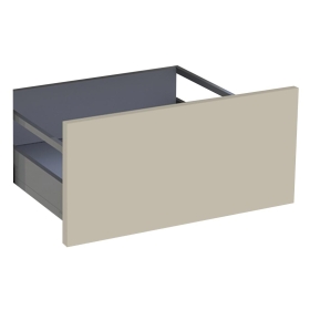 Kit façade meuble cuisine Beige Mat 1 casserolier H. 28,5 cm L. 59,7 cm